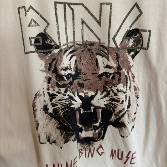 Anine Bing Muse Tiger t-shirt size large - Picture 7 of 8